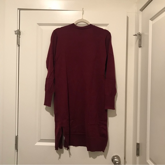 Nine West High Slit Duster Cardigan - Picture 2 of 3